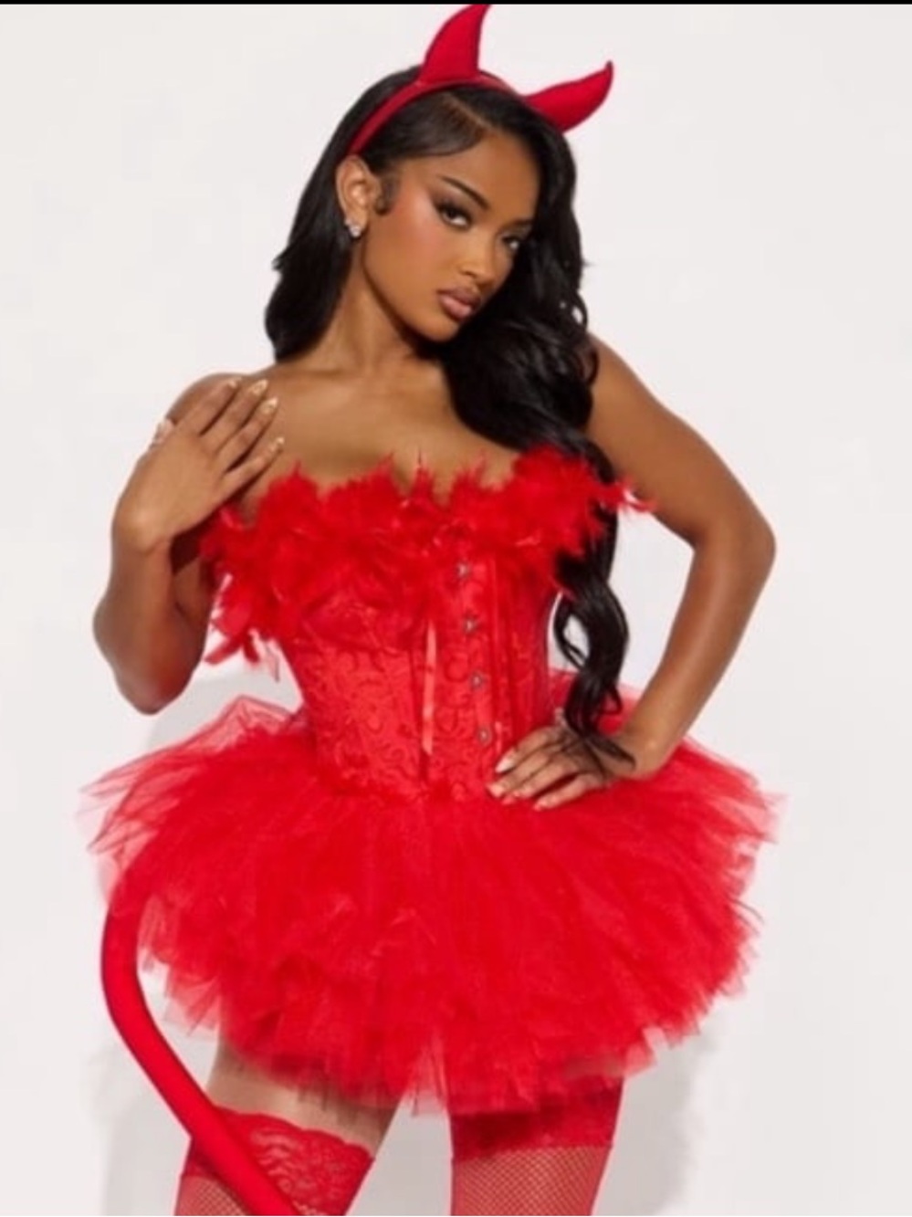 Fashion Nova Red Devil Costume